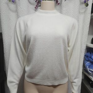 Designers Originals White Crew Neck Sweater